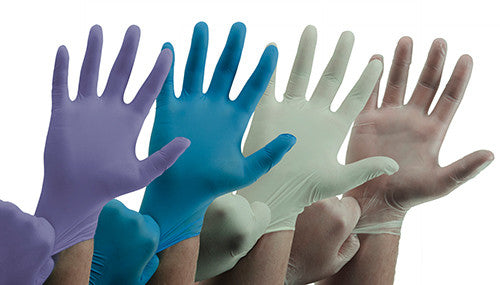 Extra Large Blue Plumber Grade Latex Gloves