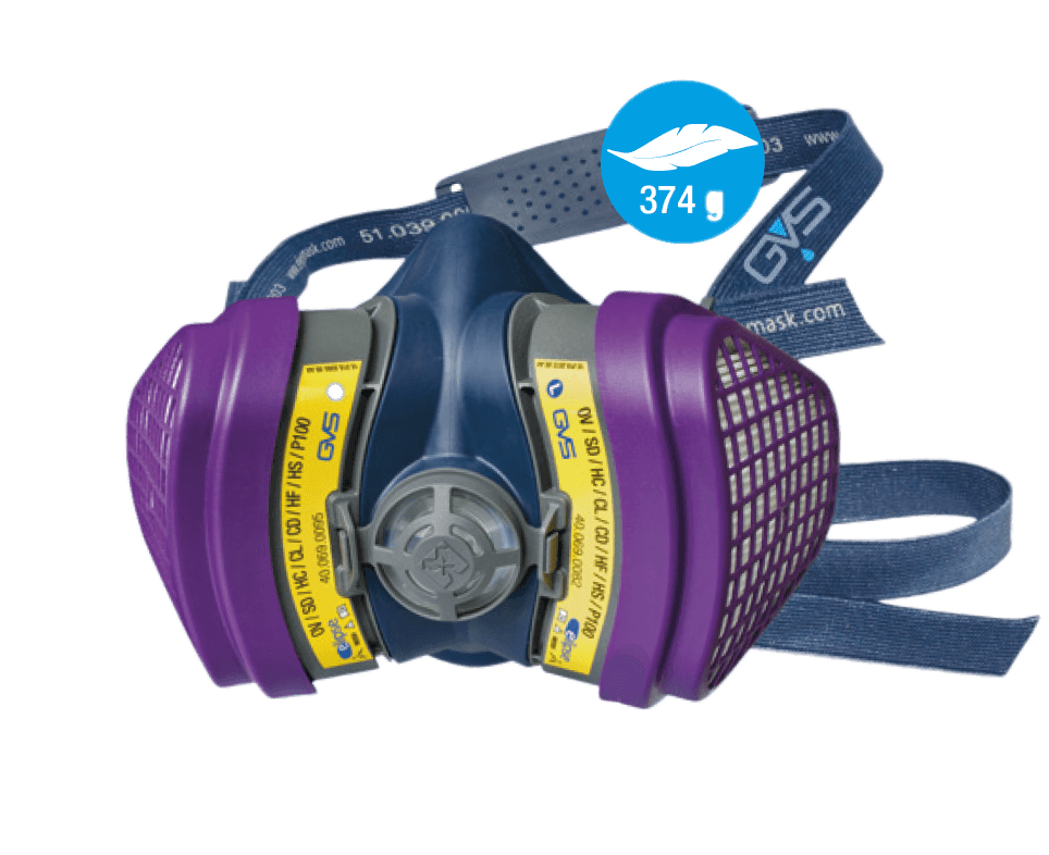 The New GVS Elipse SPR467 & SPR466 OV/P100 Respirator