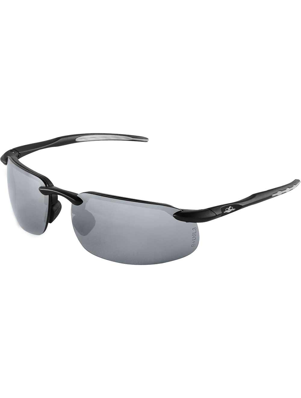 Swordfish Silver Mirror with Matte Black Frame BH1067