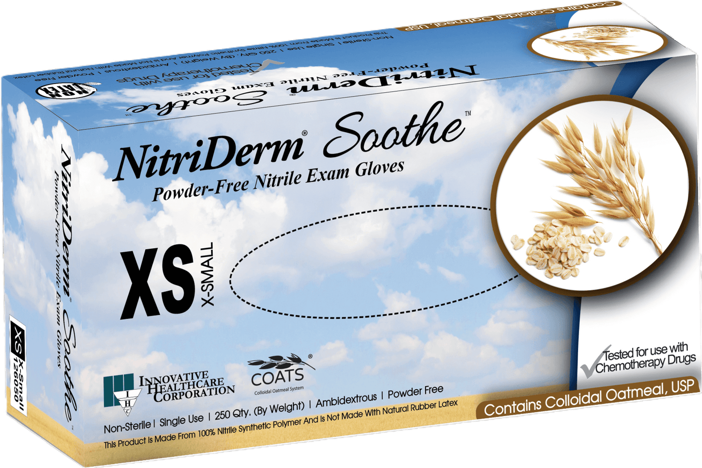 NitriDerm® Soothe™ Nitrile Exam Gloves COATS