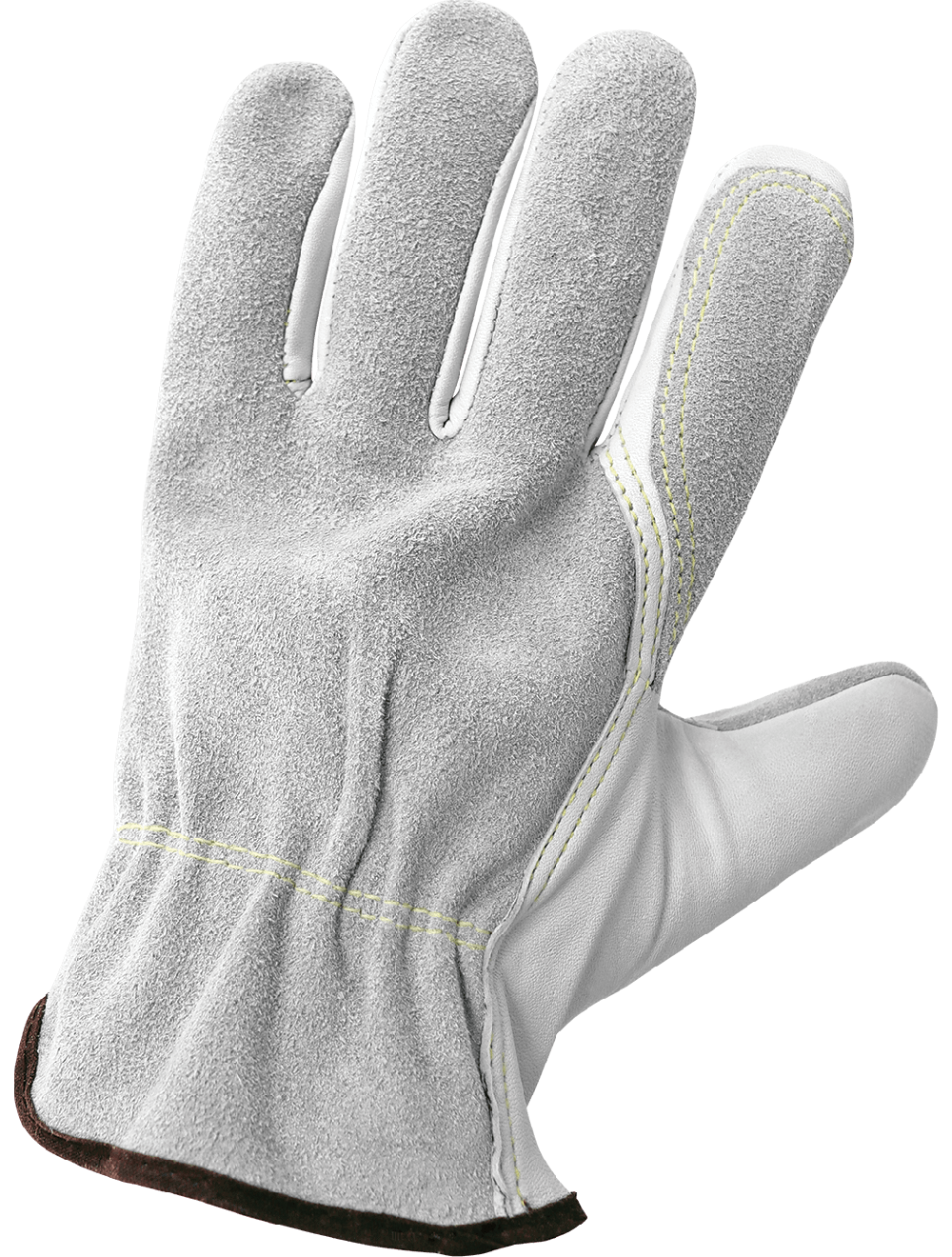 Premium Goatskin Palm and Split Cowhide Back Drivers Gloves