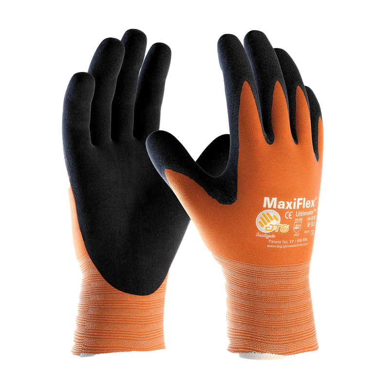 MaxiFlex 34-8014 Hi Vis Orange