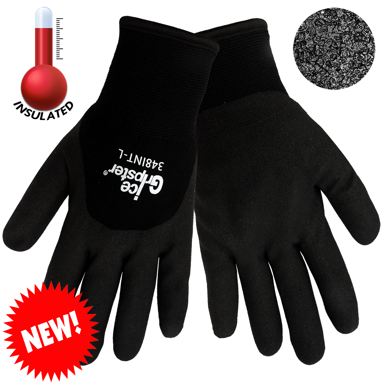 Ice Gripster™ 348INT 3/4 Dipped Thermal Insulated Cold Condition