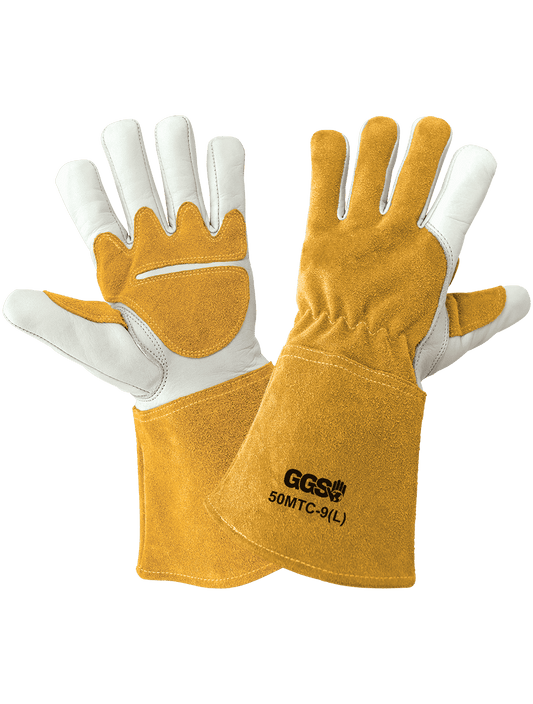 Cowhide Welding Gloves with Fleece Lining