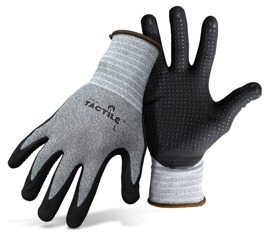 Tactile Grip Seamless Work Glove Large