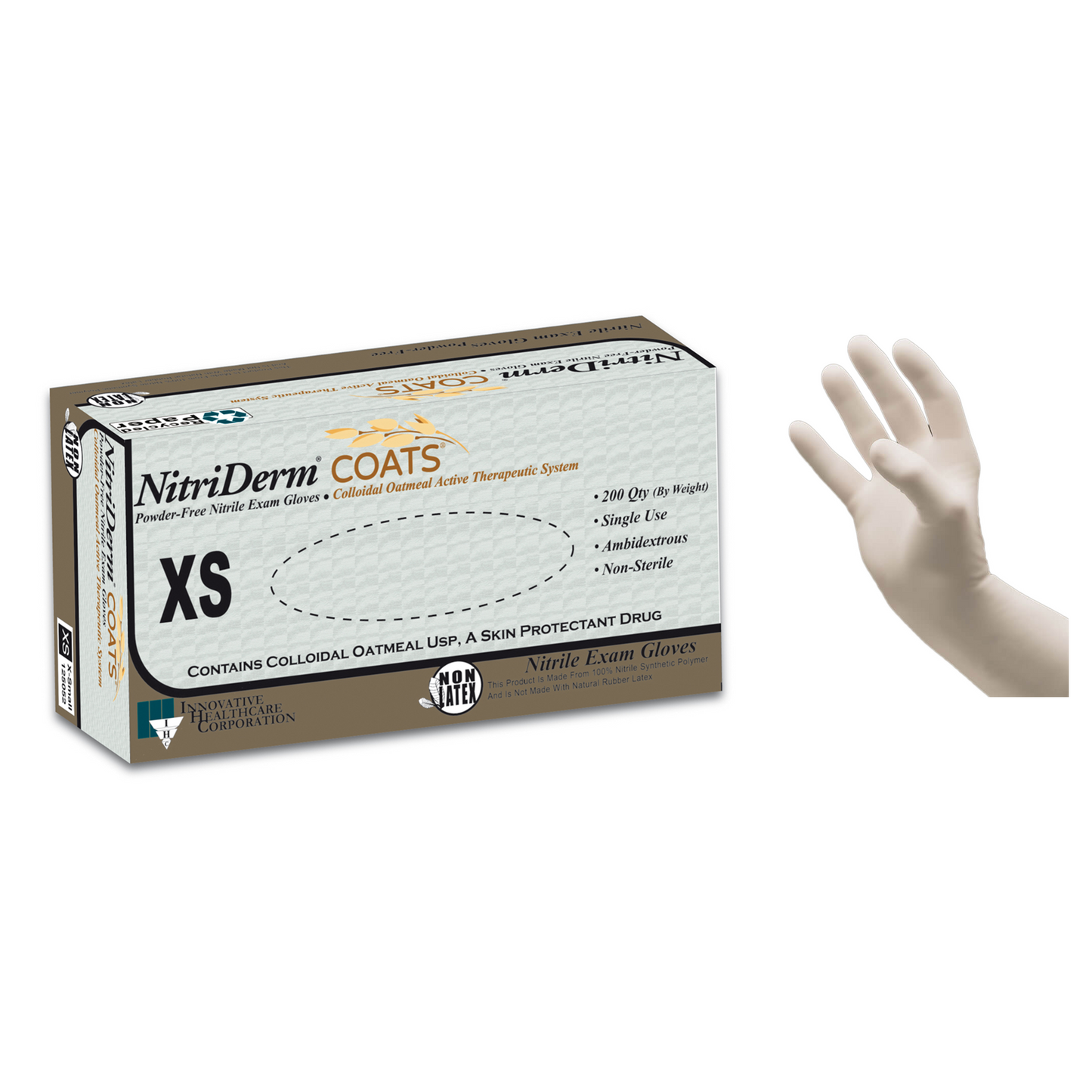 Products NitriDerm Coats Nitrile Exam Gloves