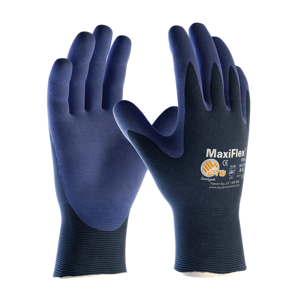 MaxiFlex® Ultimate Elite™ 34-274 Ultra Light Weight Nitrile Coated Work Gloves