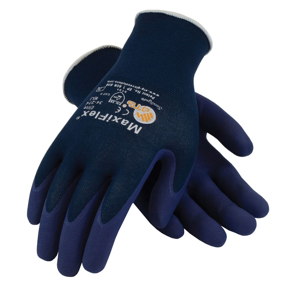 MaxiFlex® Ultimate Elite™ 34-274 Ultra Light Weight Nitrile Coated Work Gloves