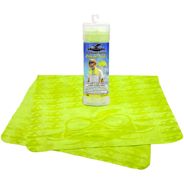 Bullhead Safety® Yellow Cooling Towel
