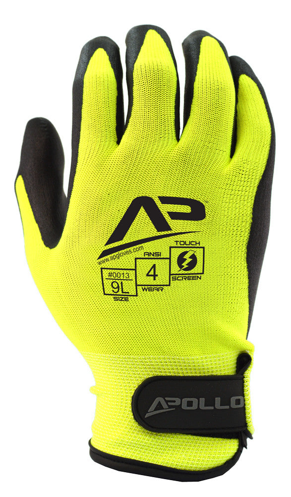 Tool Grabber Hi Vis Touch Screen Work Glove