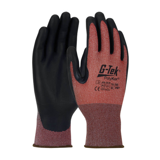 G-Tek PolyKor 16-368 and 16-X585: The Next Generation Cut Resistant Glove with Touch Screen Compatibility