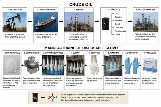 How Crude Oil Prices Affect the Cost of Disposable Gloves