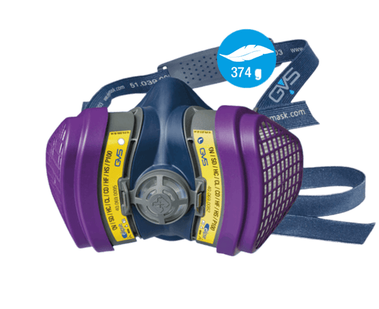 The New GVS Elipse SPR467 & SPR466 OV/P100 Respirator