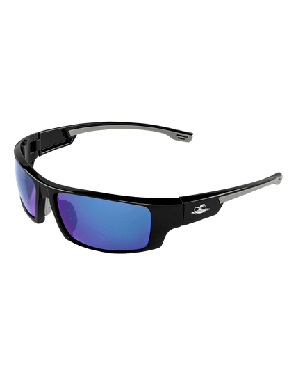 Bullhead Safety Dorado, Polarized Blue Mirror Safety Glasses BH95129PFT