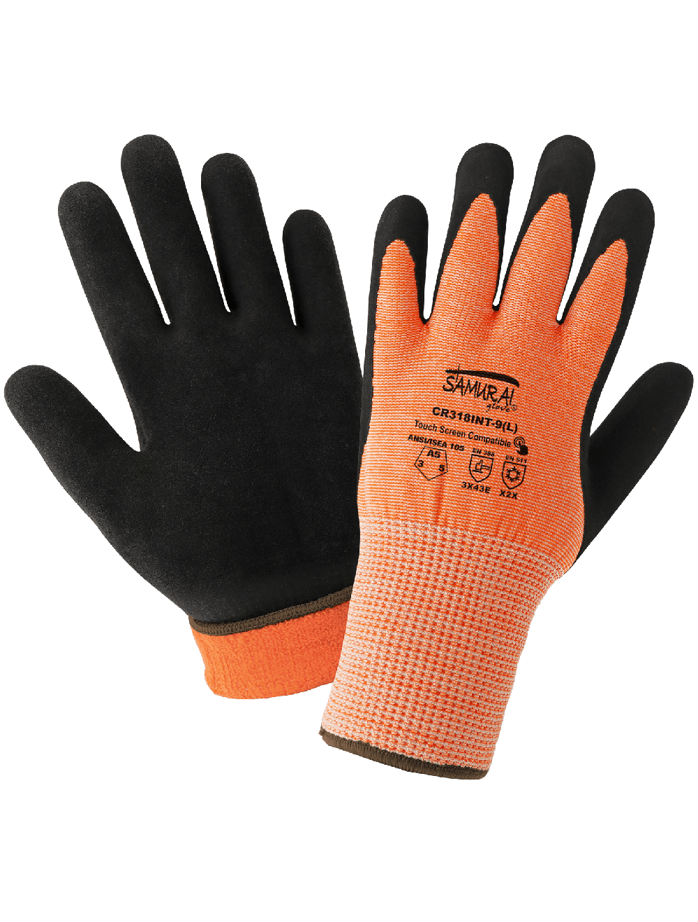 Cut Resistant Water Repellent, Low Temperature Touch Screen Gloves