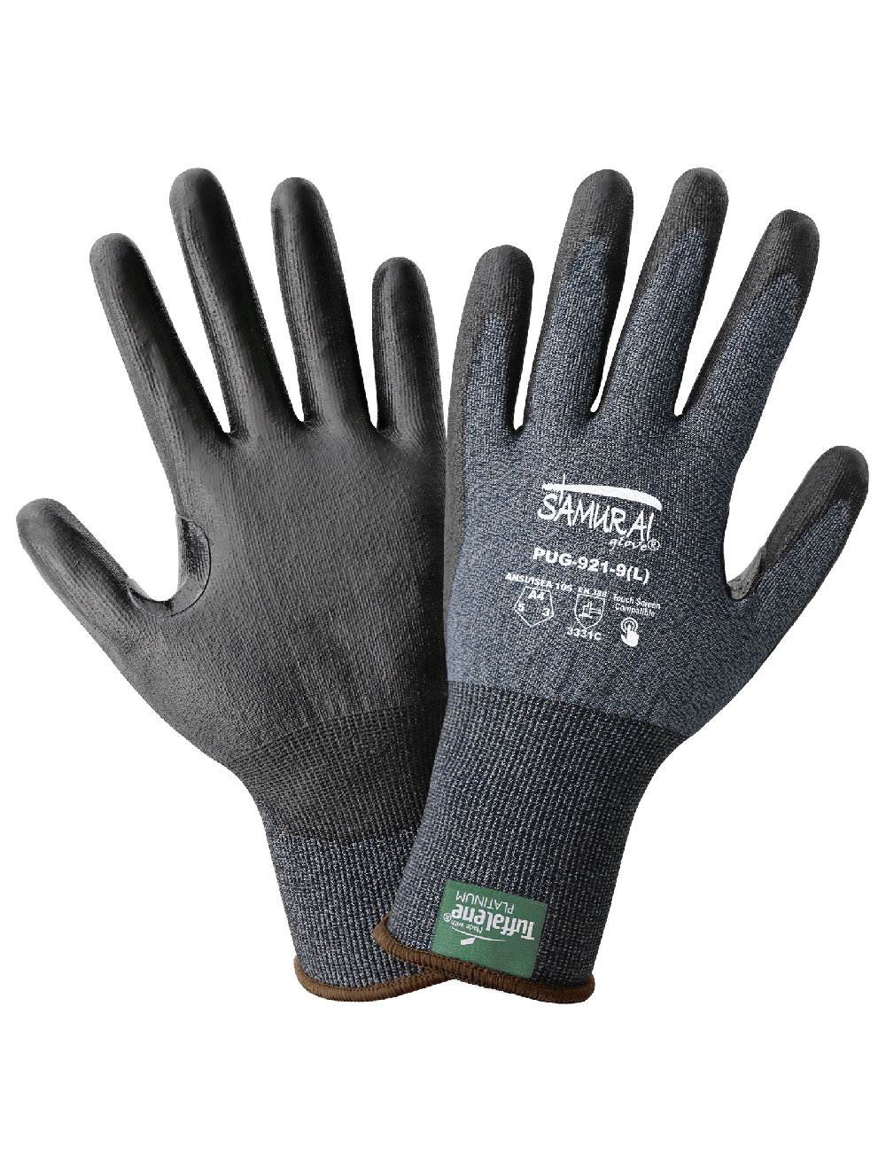 PUG-921 Cut Resistant Polyurethane Coated Touch Screen Gloves