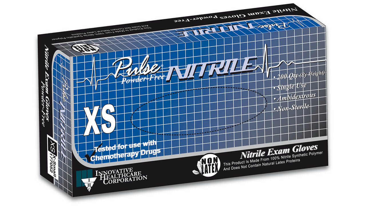 Pulse® Nitrile Exam Gloves 200/box