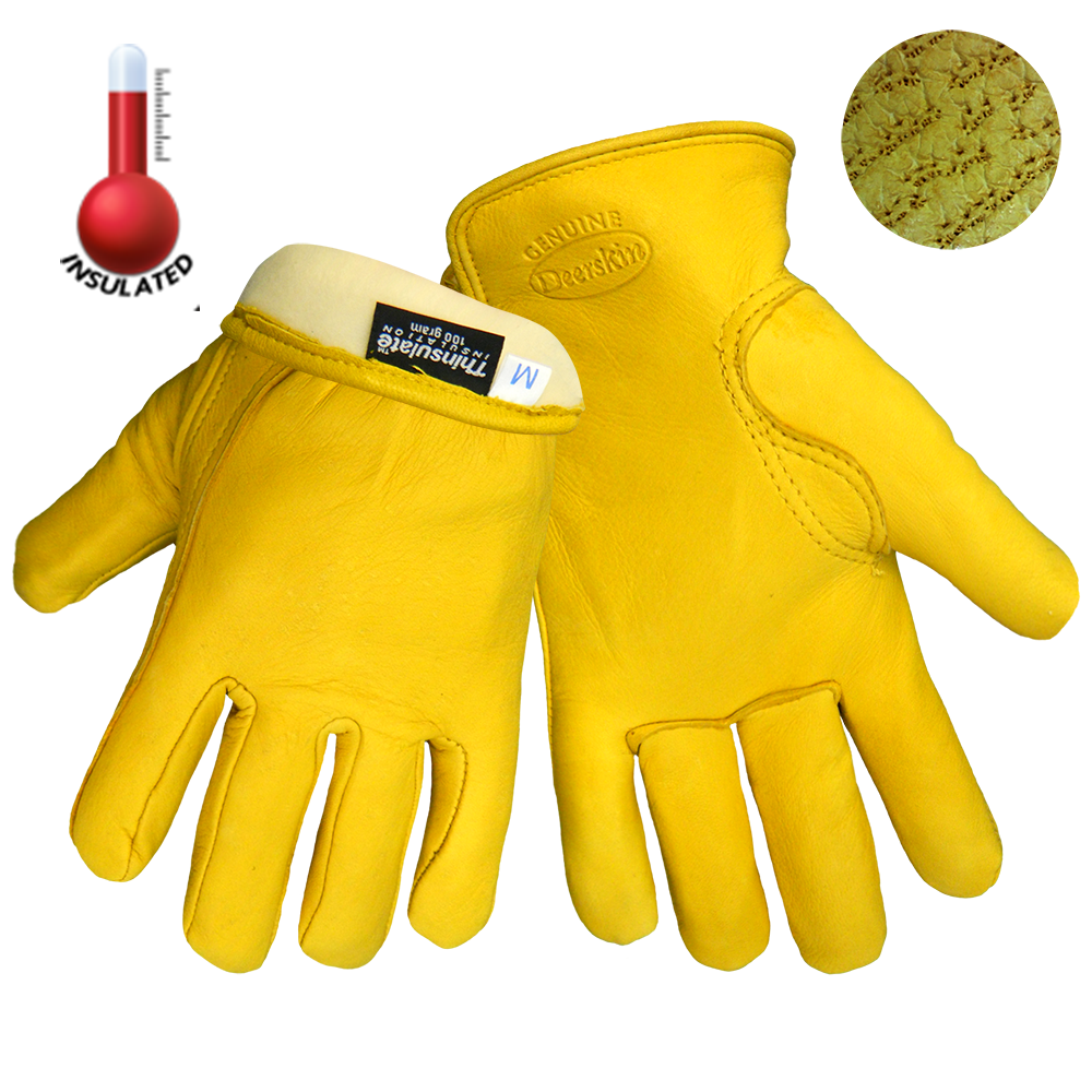 3200DTH Premium Deerskin Leather gloves with 3M® Thinsulate
