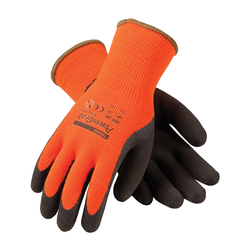 [Bulk Buy] 12 Pair Heavy Duty Winter Gloves, 100% Water Proof, Thermal Insulated Winter Dipped Gloves