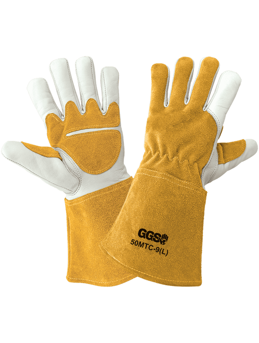 Cowhide Welding Gloves with Fleece Lining - 50MTC
