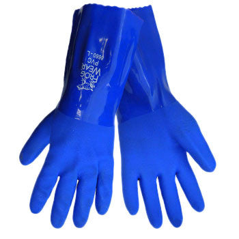 Frogwear® 8660 Water Proof Premium PVC Triple Dipped super flexible 12'' Chemical Resistant Gloves