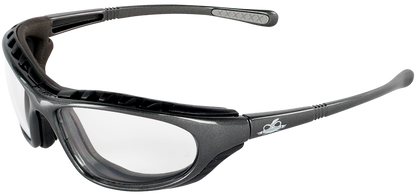 BullHead Safety Steelhead Foam Clear Lens Anti-Fog Safety Glasses BH1391AF
