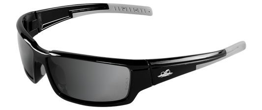 Bullhead Safety MAKI, Polarized Silver Mirror Safety Glasses BH145712