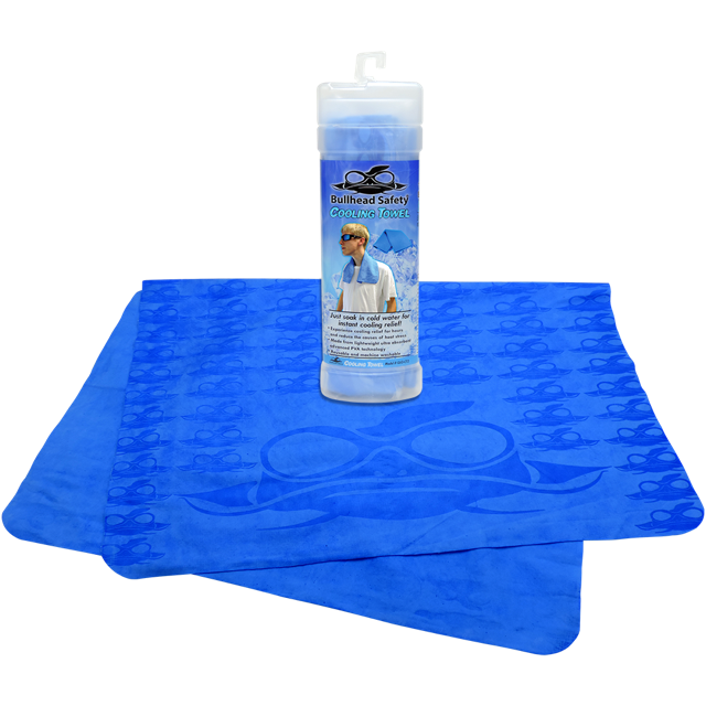 Bullhead Safety® Blue Cooling Towel