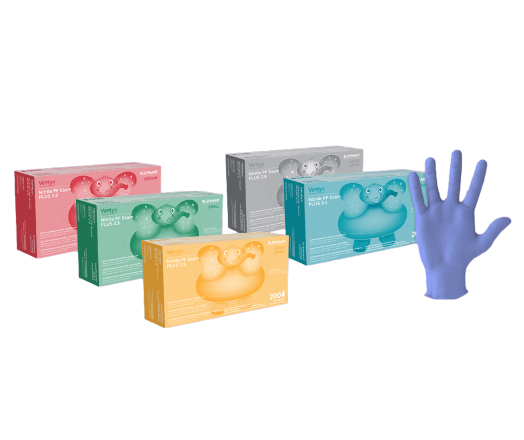 elephant skin handschuhe dm Nitrile Exam Powder-Free Elephant PLUS 3.5 – YourGloveSource.com