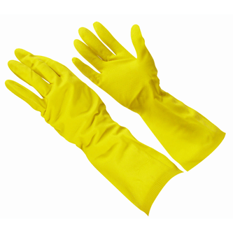 12.5 Mil Flock Lined Latex Gloves