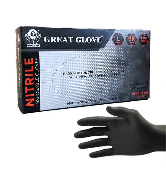 Great Glove Industrial Black Nitrile