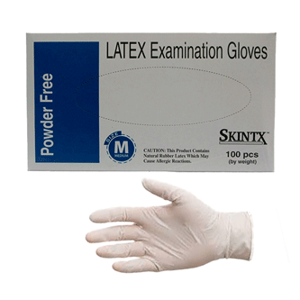 Powderless online latex gloves