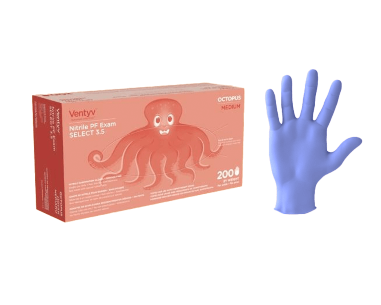 Octopus Nitrile Exam Gloves
