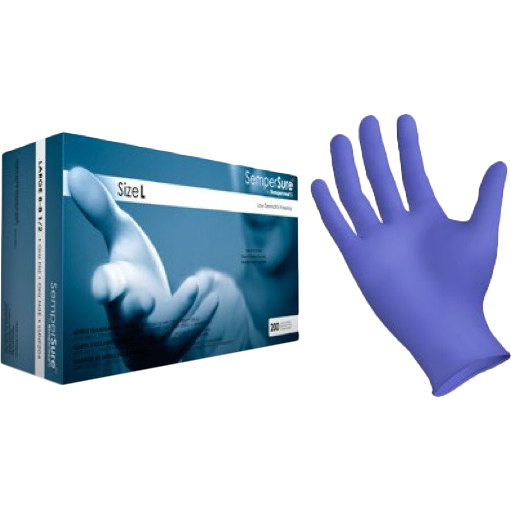 SemperSure® accelerator free, Thiuram Free Nitrile Exam Gloves